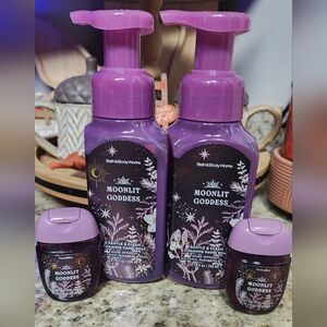 NWT Bath and Body Works "MOONLIT GODDESS" Foaming Hand Soap/Antibacterial Bundle